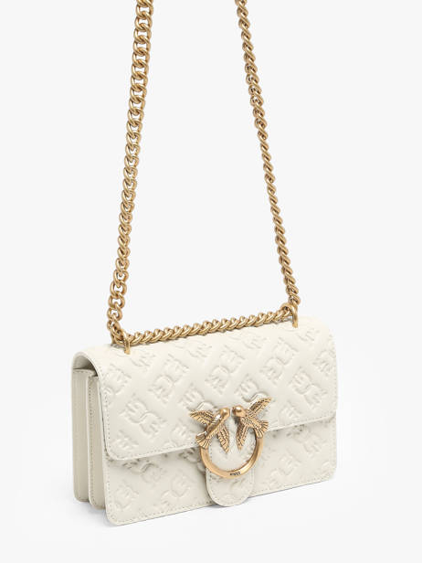 Crossbody Bag Love Bag Icon Leather Pinko Beige love bag icon A1YB other view 2