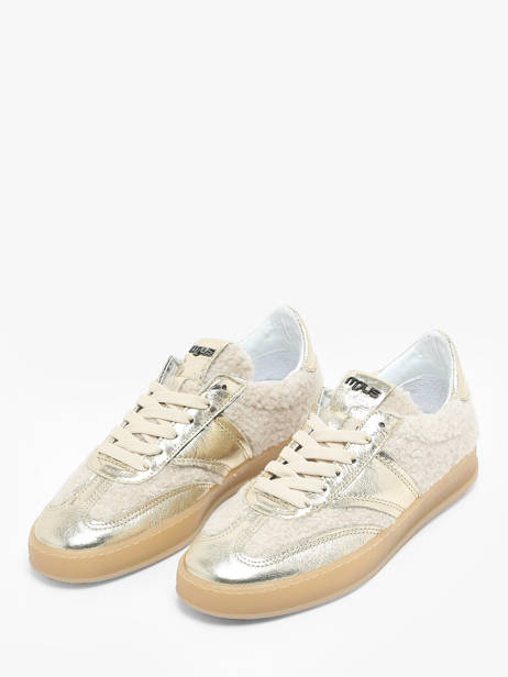 Sneakers In Leather Mjus Gold accessoires T94125 other view 2