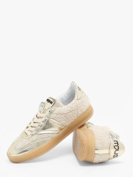 Sneakers In Leather Mjus Gold accessoires T94125 other view 3