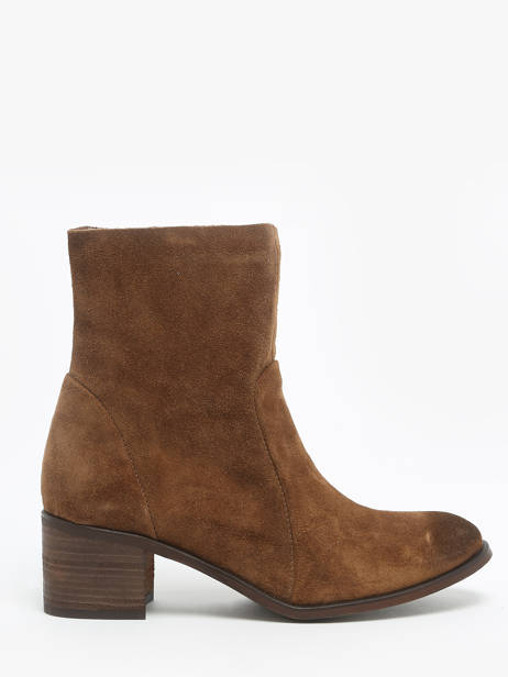 Heeled Boots Alias Trevor In Leather Aliwell Brown accessoires ALIAS