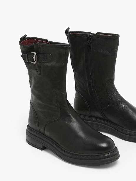 Boots Aiko In Leather Aliwell Black accessoires AIKO other view 1