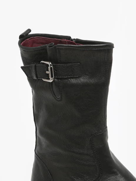Boots Aiko In Leather Aliwell Black accessoires AIKO other view 3