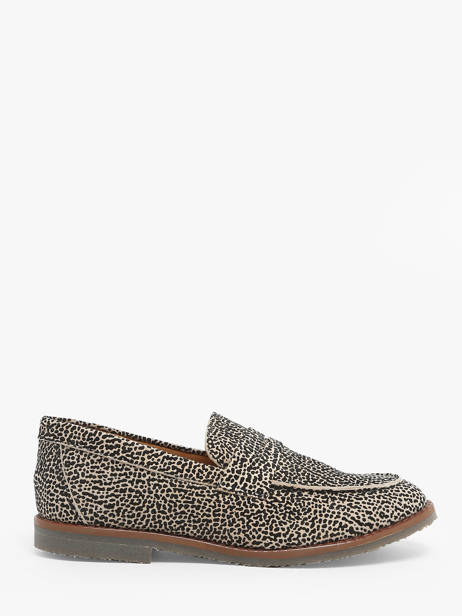 Mocassins Pariz En Cuir Aliwell Gris accessoires PARIZ