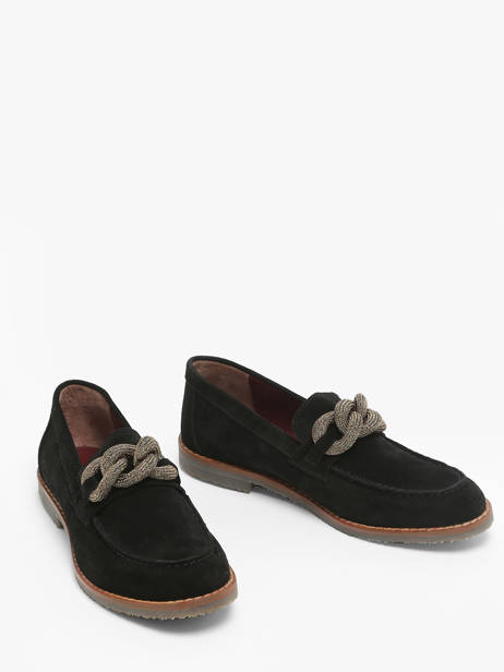 Moccasins Marcia In Leather Aliwell Black accessoires MARCIA other view 1