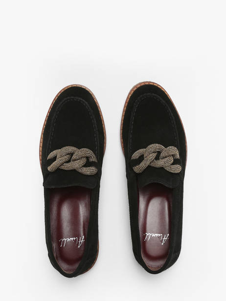 Moccasins Marcia In Leather Aliwell Black accessoires MARCIA other view 3