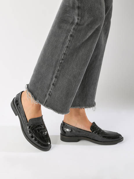 Moccasins In Leather Myma Black accessoires 7800 other view 1