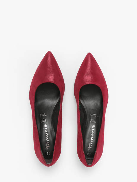 Pumps In Leather Tamaris Red accessoires 41 other view 4