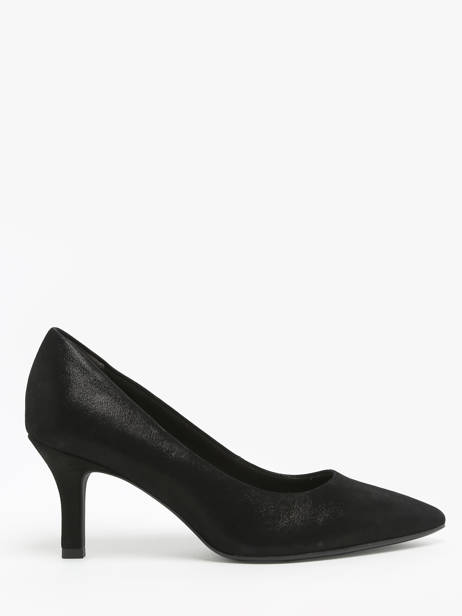 Pumps In Leather Tamaris Black accessoires 41