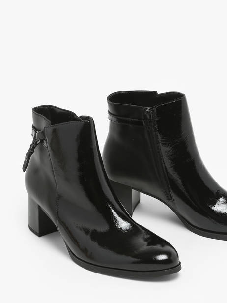 Heeled Boots In Leather Gabor Black accessoires 97 other view 2