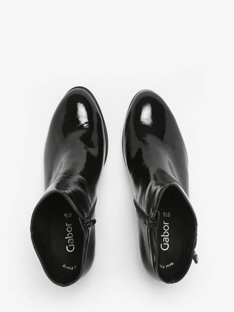 Heeled Boots In Leather Gabor Black accessoires 97 other view 4