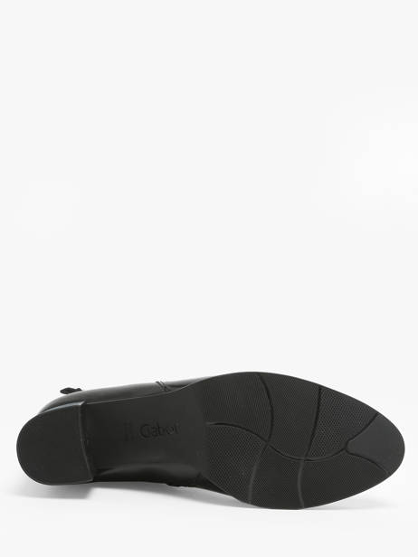 Heeled Boots In Leather Gabor Black accessoires 97 other view 5