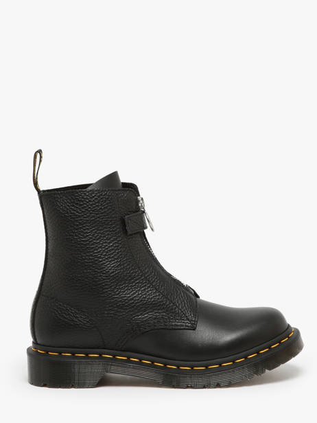 Boots 1460 Pascal Front Zip In Leather Dr martens Black accessoires 32054001