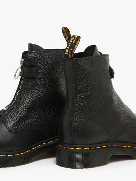 Boots 1460 Pascal Front Zip In Leather Dr martens Black accessoires 32054001 other view 2
