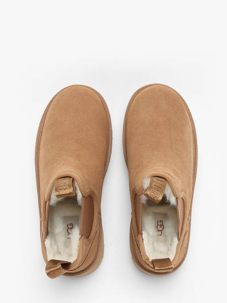 Boots Neumel Platform Chelsea In Leather Ugg Beige accessoires 1134526 other view 4