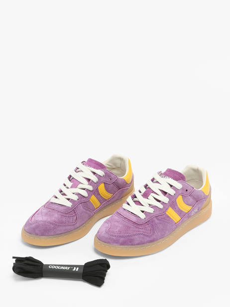 Sneakers Goal En Cuir Coolway Violet accessoires 7693119 vue secondaire 2