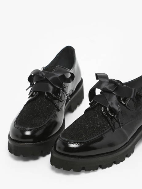 Moccasins In Leather Myma Black accessoires - 08034-00 other view 3
