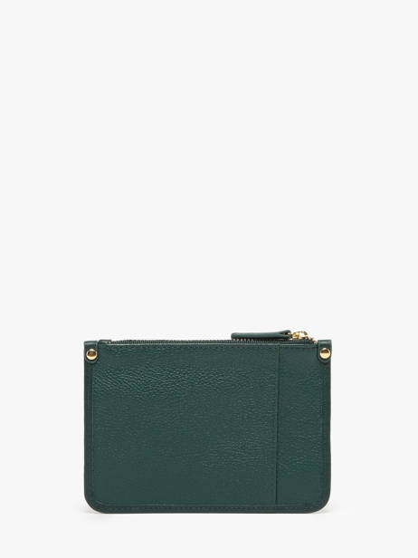 Coin Purse Leather Nat et nin Green vintage ELISE other view 2