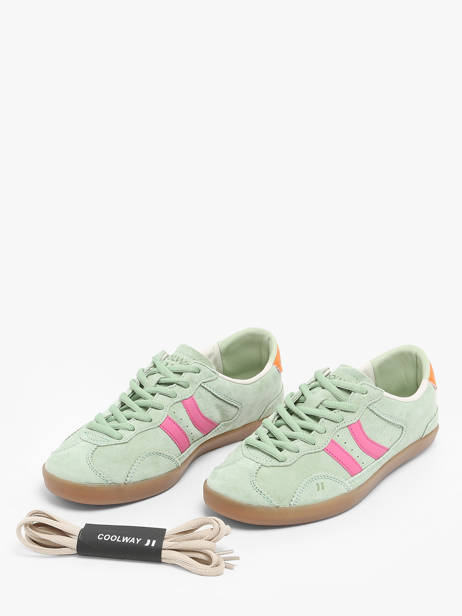 Sneakers Kizuna En Cuir Coolway Vert accessoires 7603168 vue secondaire 2