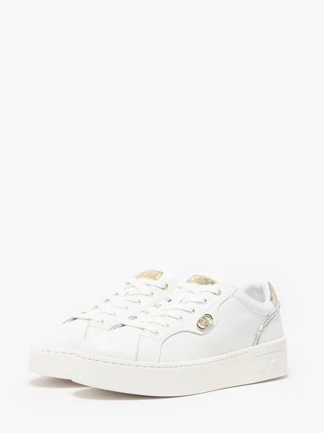 Sneakers Silvia 95 In Leather Liu jo White accessoires BF4021P0 other view 2
