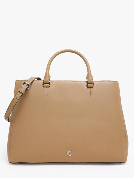 Leather Hanna 37 Satchel Lauren ralph lauren Brown hanna 31898556