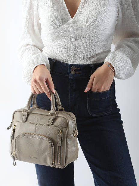 Sac Bandoulière Baby Macy Cuir Nat et nin Beige vintage BABYMACY vue secondaire 1