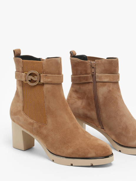 Heeled Boots In Leather Nathan baume Brown accessoires 242N3103 other view 2