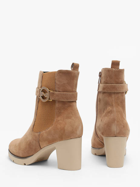 Heeled Boots In Leather Nathan baume Brown accessoires 242N3103 other view 3