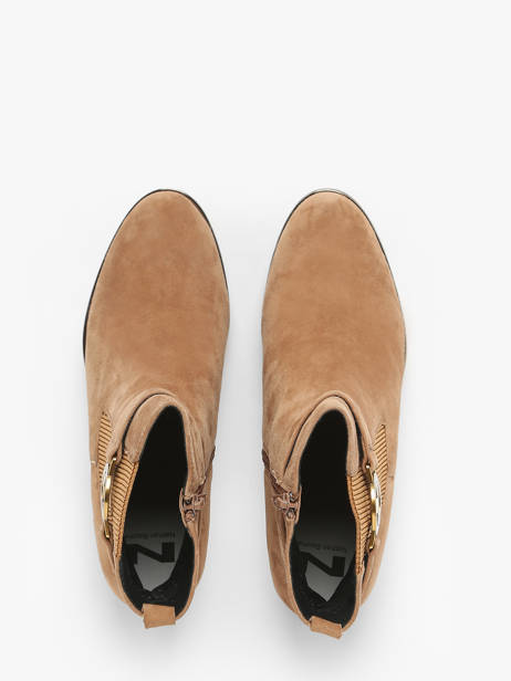Heeled Boots In Leather Nathan baume Brown accessoires 242N3103 other view 4