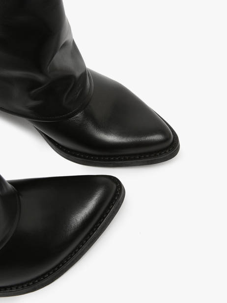Santiago Boots In Leather We do Black accessoires CO99905 other view 3