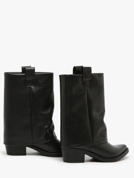 Santiago Boots In Leather We do Black accessoires CO99905 other view 4