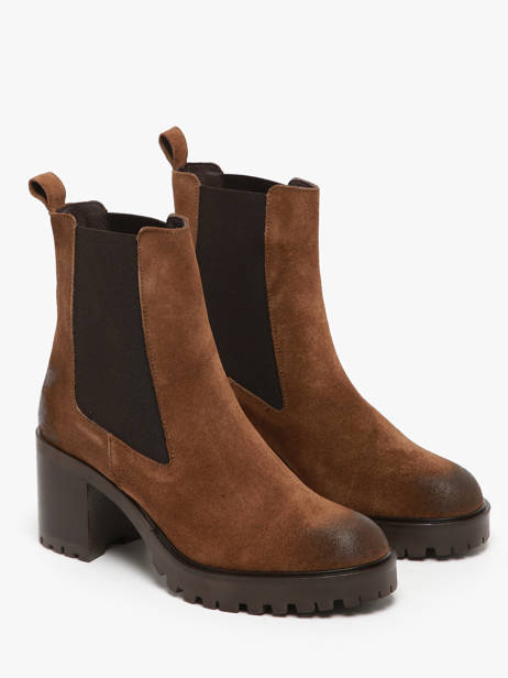 Heeled Boots In Leather We do Brown accessoires CO99899 other view 2
