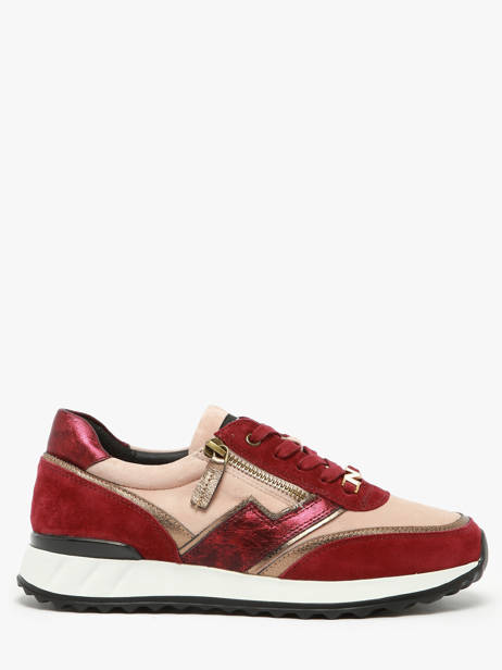 Sneakers In Leather Nathan baume Red accessoires 242S0103