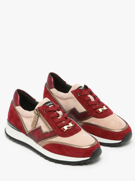 Sneakers In Leather Nathan baume Red accessoires 242S0103 other view 2