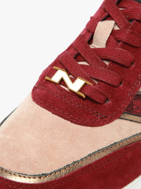 Sneakers In Leather Nathan baume Red accessoires 242S0103 other view 3