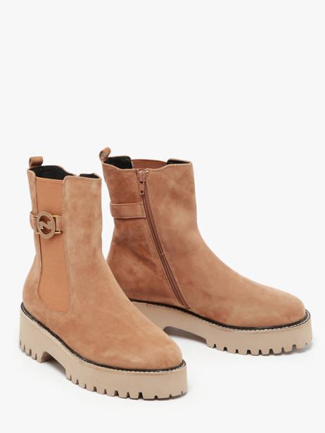 Boots In Leather Nathan baume Brown accessoires 242N1602 other view 2
