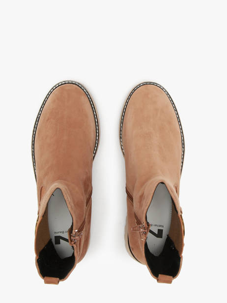 Boots In Leather Nathan baume Brown accessoires 242N1602 other view 4