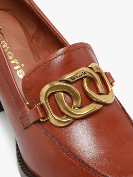 Moccasins In Leather Tamaris Brown accessoires 43 other view 3