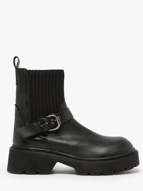 Boots In Leather Inuovo Black accessoires 753428