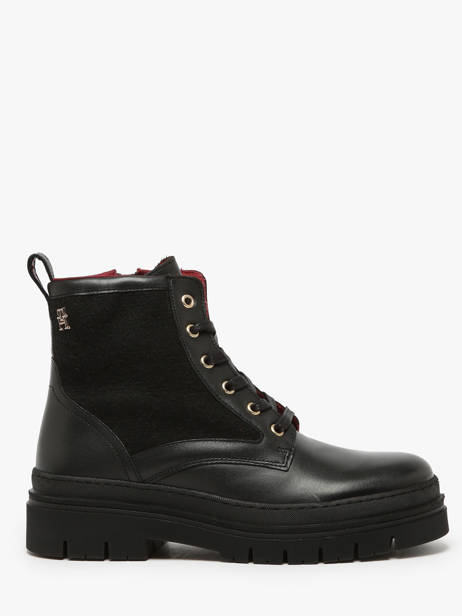 Boots In Leather Tommy hilfiger Beige accessoires 8447BDS