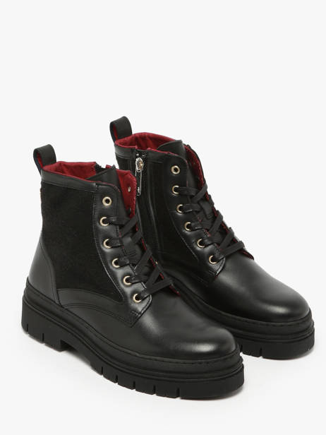Boots In Leather Tommy hilfiger Beige accessoires 8447BDS other view 2