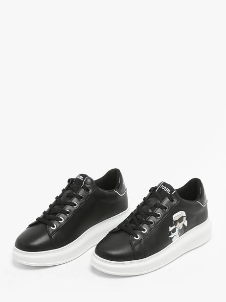 Sneakers Kapri Twin Nft En Cuir Karl lagerfeld Noir accessoires KL62524T vue secondaire 2