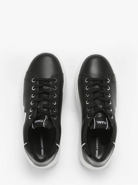 Sneakers Kapri Twin Nft En Cuir Karl lagerfeld Noir accessoires KL62524T vue secondaire 4