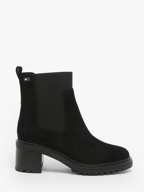 Heeled Boots In Leather Tommy hilfiger Beige accessoires 8429BDS