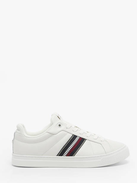 Sneakers In Leather Tommy hilfiger White accessoires 8110YBL