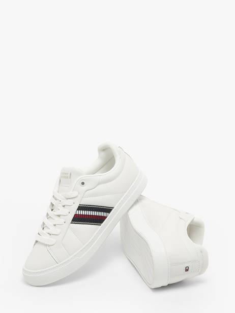 Sneakers In Leather Tommy hilfiger White accessoires 8110YBL other view 3