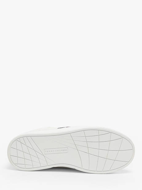 Sneakers In Leather Tommy hilfiger White accessoires 8110YBL other view 5
