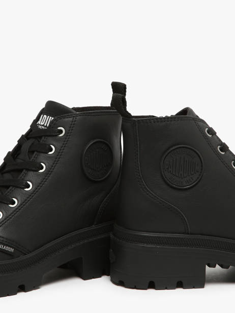 Boots Pallabase In Leather Palladium Black accessoires 96905001 other view 3