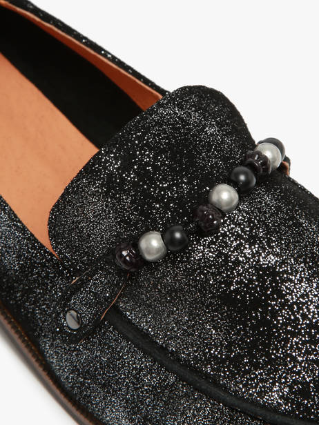 Moccasins Ides In Leather Mam'zelle Black accessoires CSIUV24 other view 3