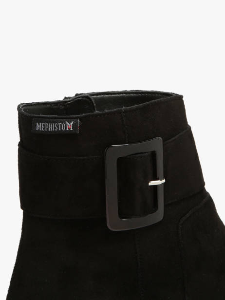 Boots Gianina In Leather Mephisto Black accessoires P5143176 other view 3