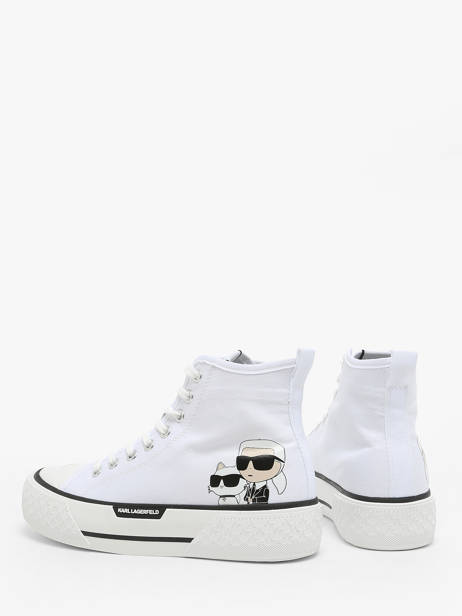 Sneakers Kampus Max Iii Twin Karl lagerfeld Blanc accessoires KL60644T vue secondaire 3